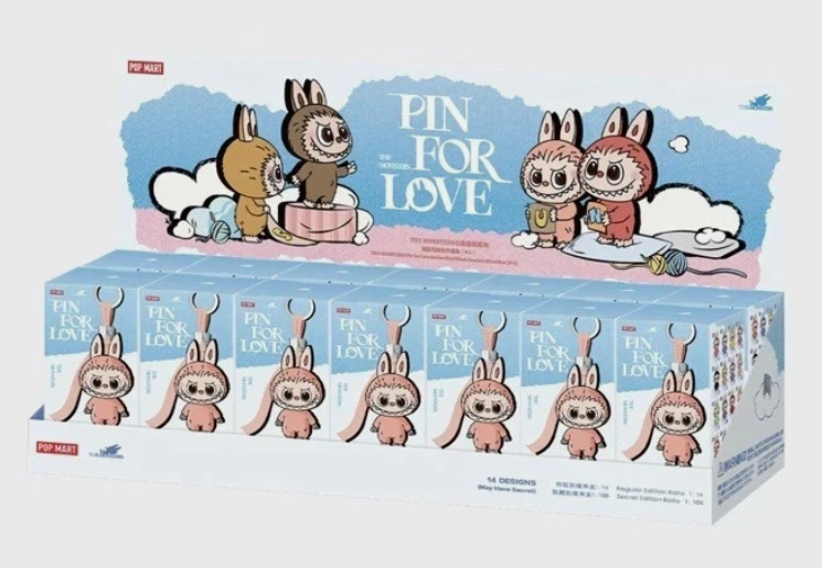 POP MART LABUBU – BRAND NEW – PIN FOR LOVE (N-Z)