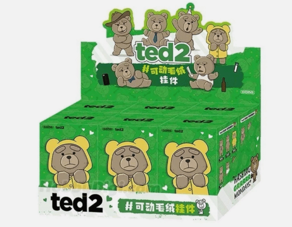 POPMART Ted 2 Teddy Bear Action Plush Pendant Series