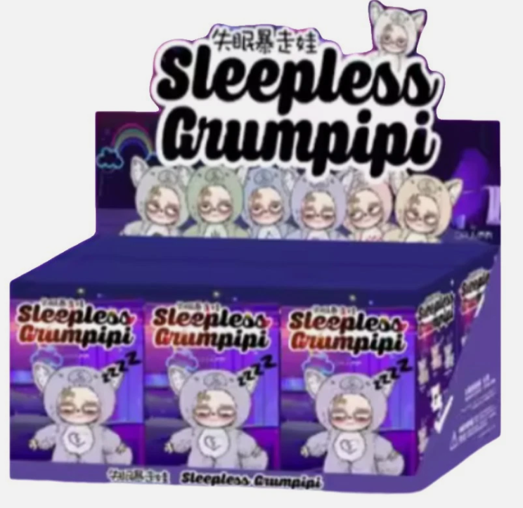 Grumpipi Sleepless Grumpipi Plush Series Confirmed Blind Box Figure Toys Gift