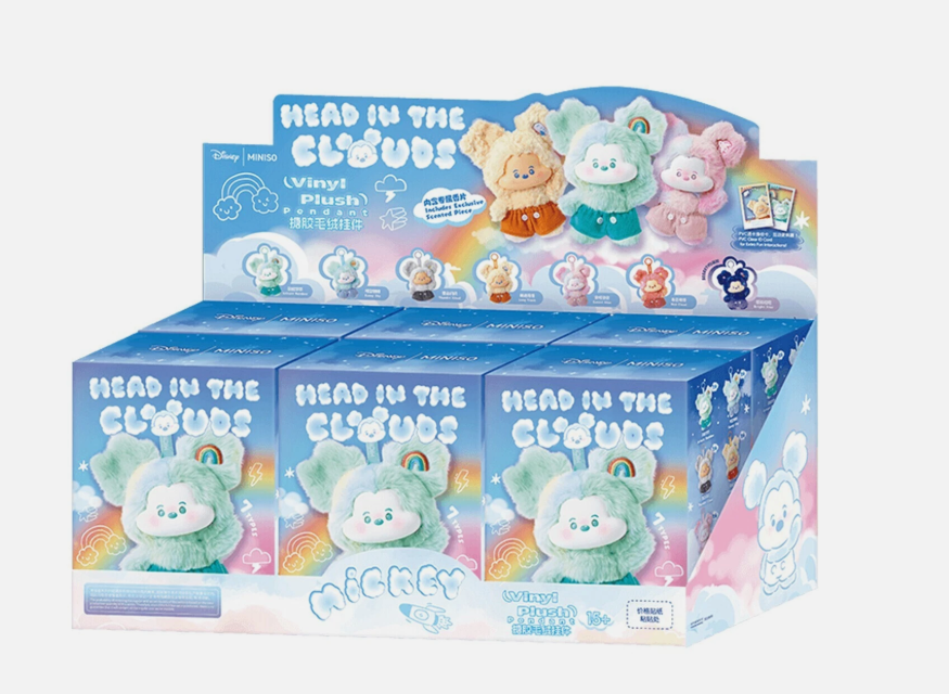 Miniso Disney Mickey Cloud Fantasy Series Vinyl Plush Blind Box Figure Hot Gift