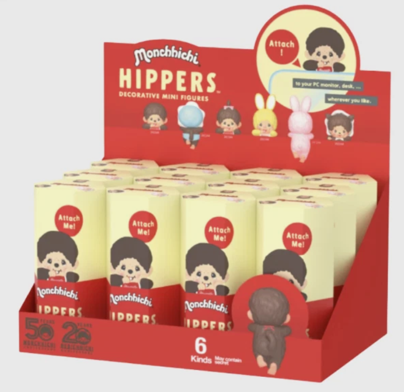 Sonny Angel x Monchhichi Hippers Sealed Case 12 Blind Boxes