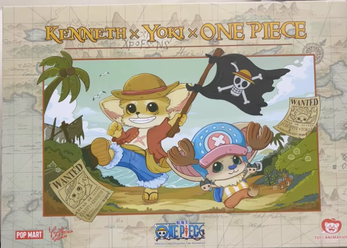 Pop Mart & One Piece Joint Luffy & Chopper figurine doll