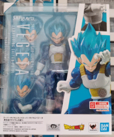 Bandai SHF Dragon Ball Super Blue Vegeta God of Destruction Super Saiyan God