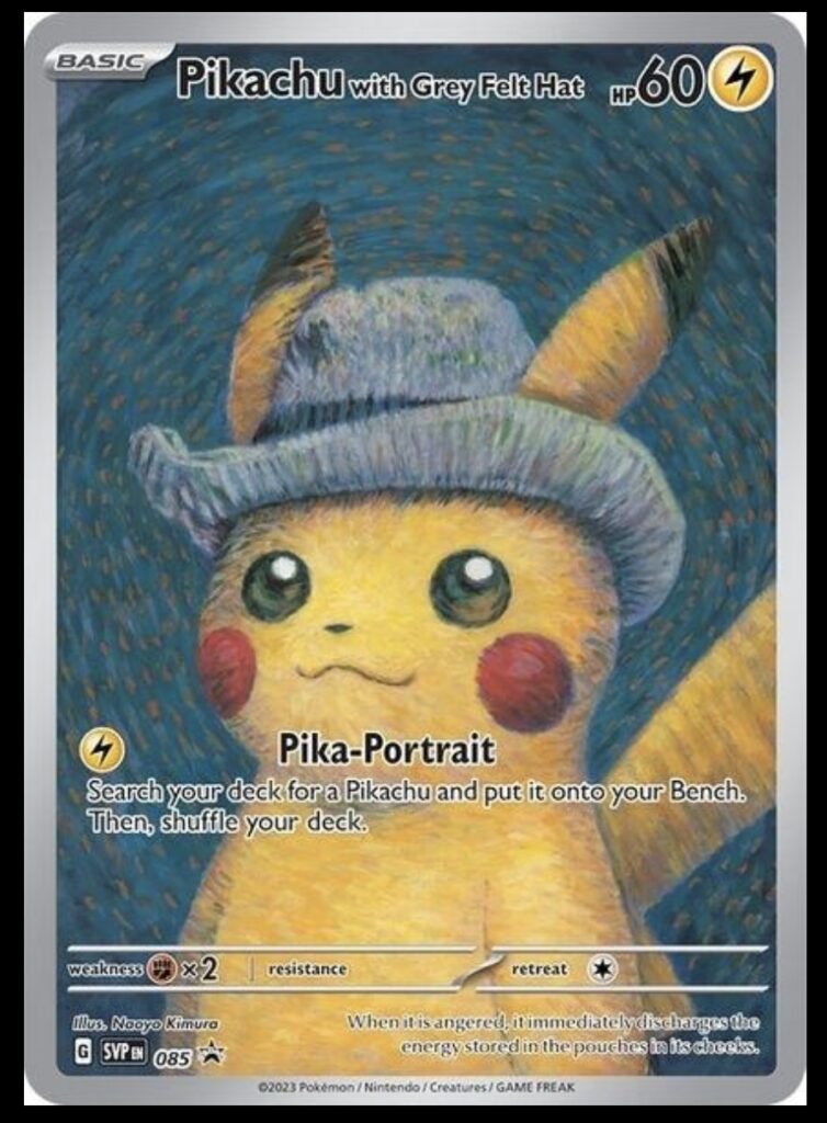pokemon cards – Pokemon Pikachu van Gogh card new
