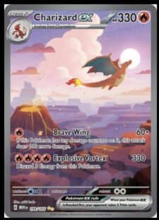 Charizard ex Special Illustration Rare SV: Scarlet & Violet 151 199/165 Near Min